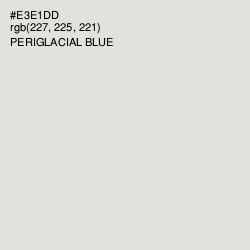 #E3E1DD - Periglacial Blue Color Image